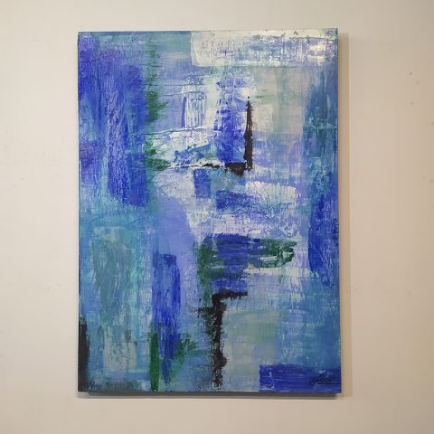 "COMPOSICIÓN DE AZULES"                                       VENDIDO/SOLD