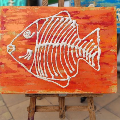 "RODABALLO NARANJA" VENDIDO/SOLD