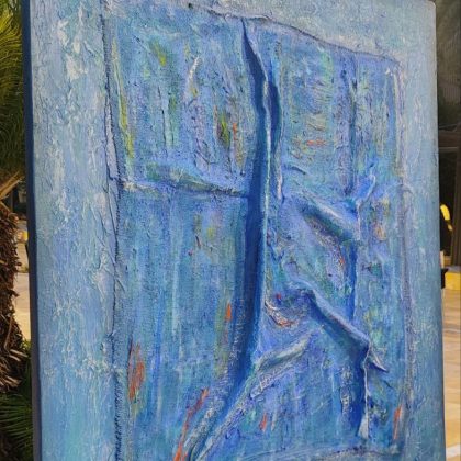 "PENSAMIENTOS EN AZUL" VENDIDO/SOLD